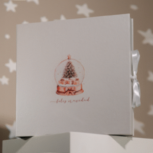 Boîte blanche de Noël